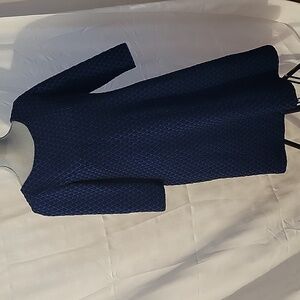 Taylor Maternity Navy & Black 3/4 Sleeve Dress, Size: S/P/CH